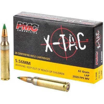 PMC X-TAC 5.56 NATO 62gr LAP (Green Tip)
