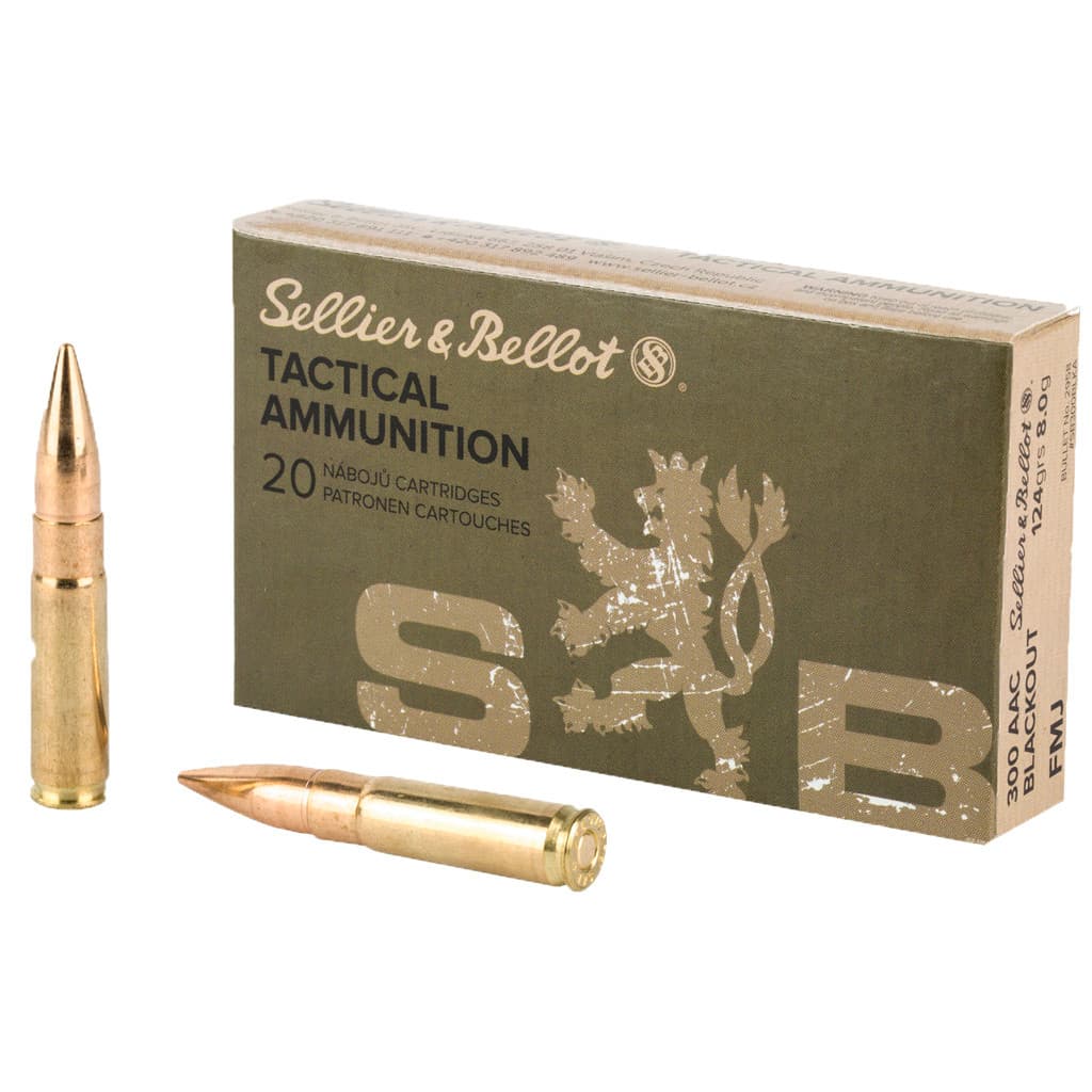 Sellier & Bellot 300 AAC Blackout 124gr FMJ