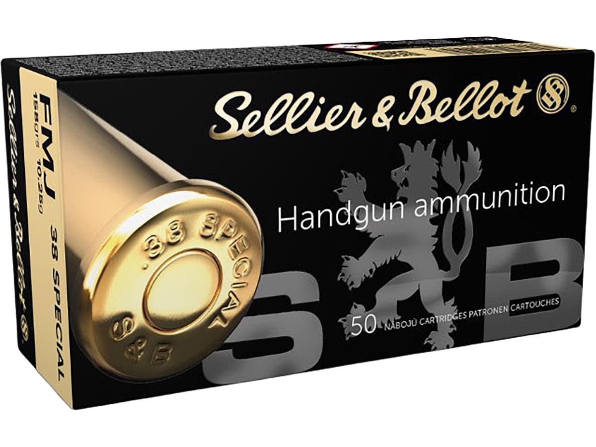 Sellier & Bellot 38 Special 158gr FMJ
