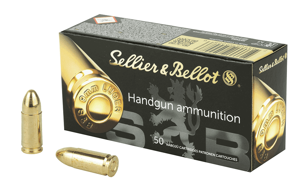 Sellier & Bellot 9mm 115gr FMJ