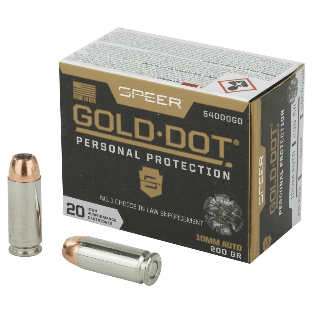 Speer Gold Dot 10mm 200gr JHP