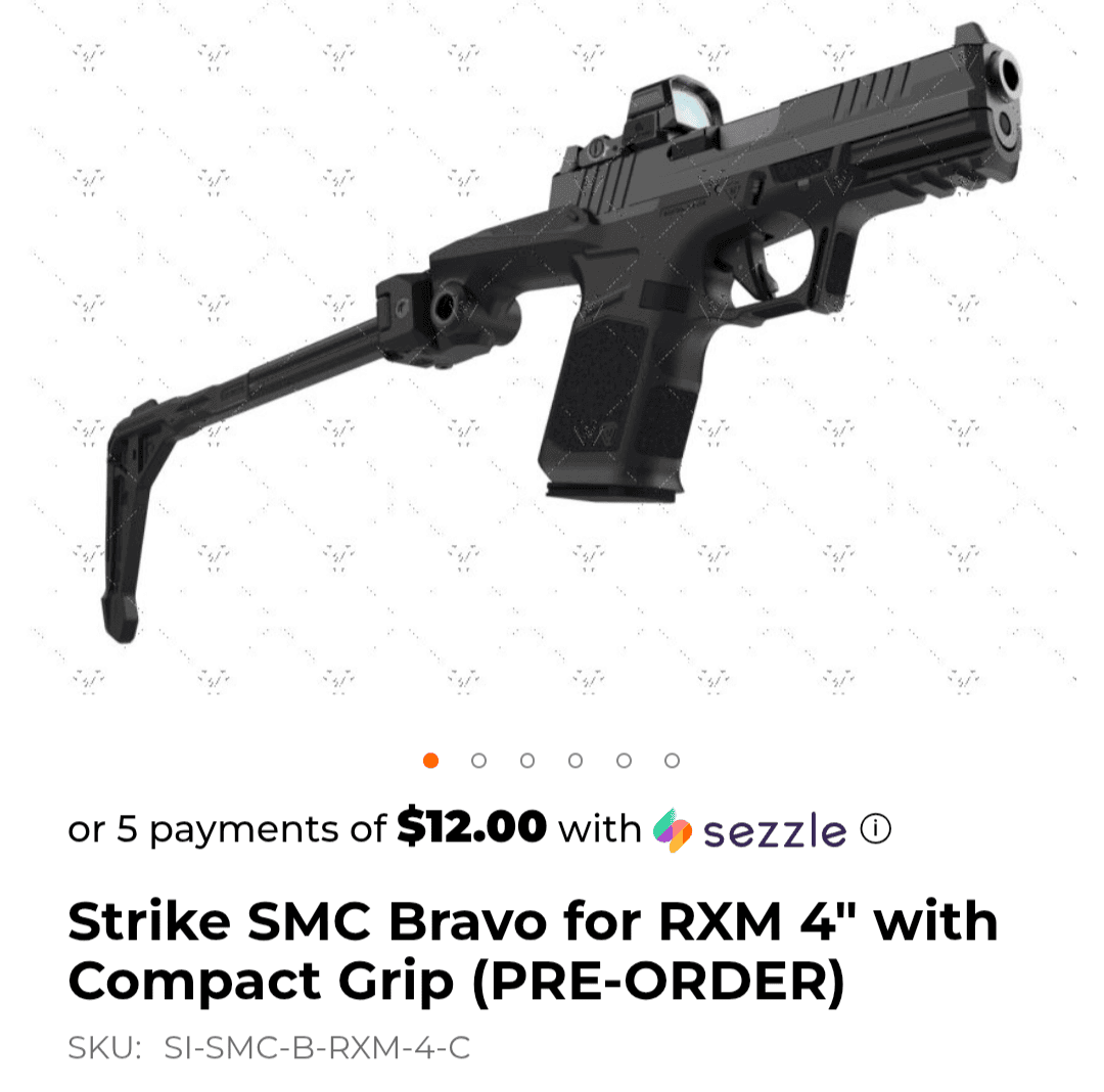 Strike Industries SMC Bravo Chassis (Ruger RXM)
