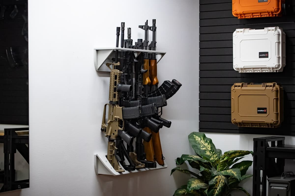 Tactical Walls ModWall Vertical Six Rifle Rack