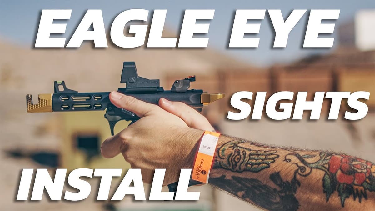TANDEMKROSS Eagle Eye Fiber Optic Sight Set (Ruger Mark Series)