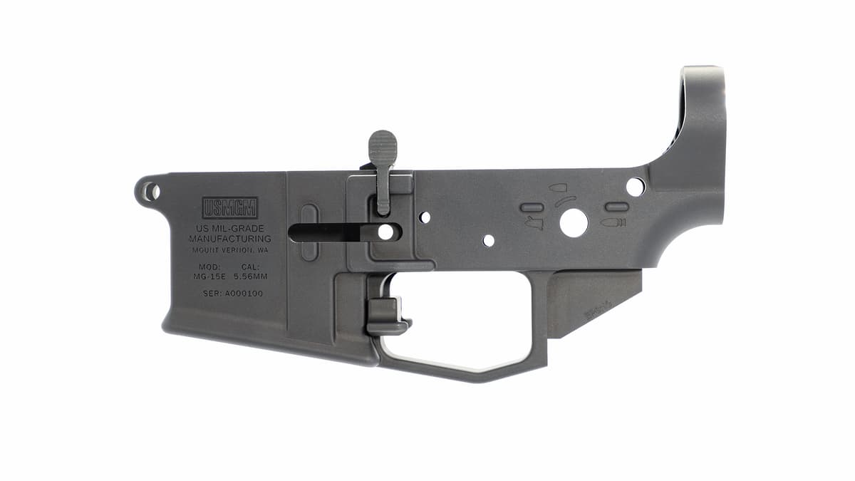 USMGM MG-15E Stripped Lower Receiver