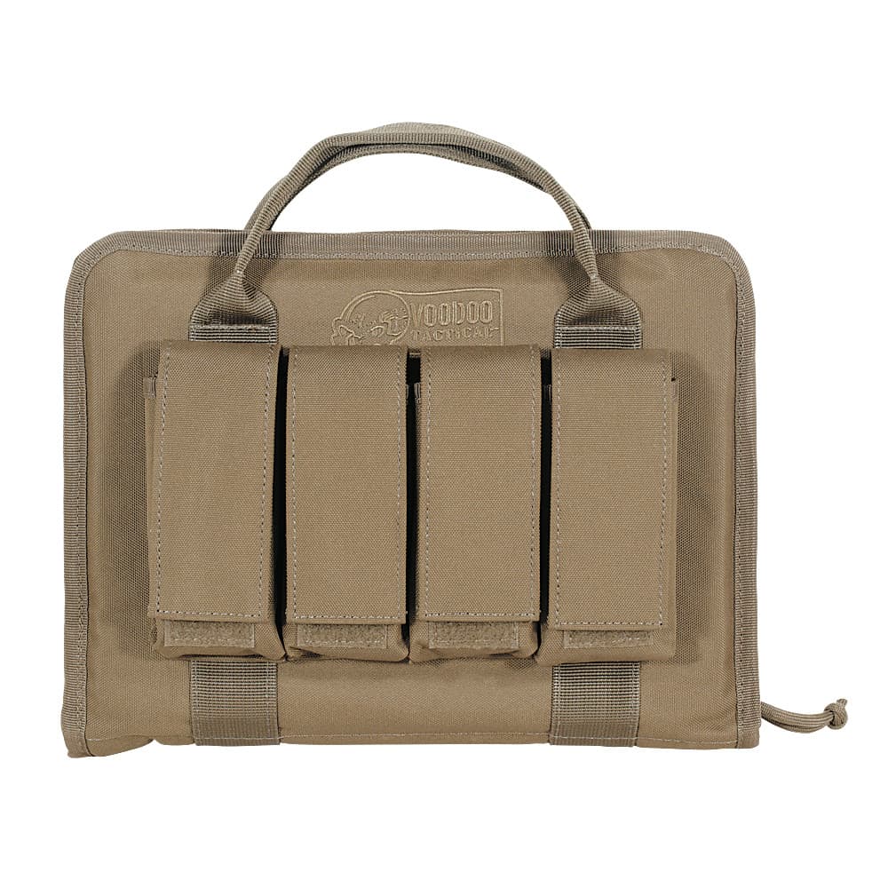 Voodoo Tactical Pistol Case with Mag Pouches