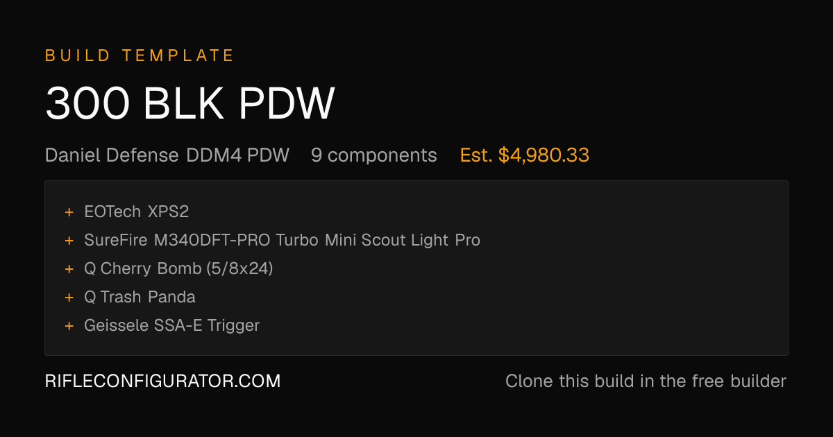 300 BLK PDW Build 2026: Suppressed DDM4 PDW Subsonic Setup | Rifle ...
