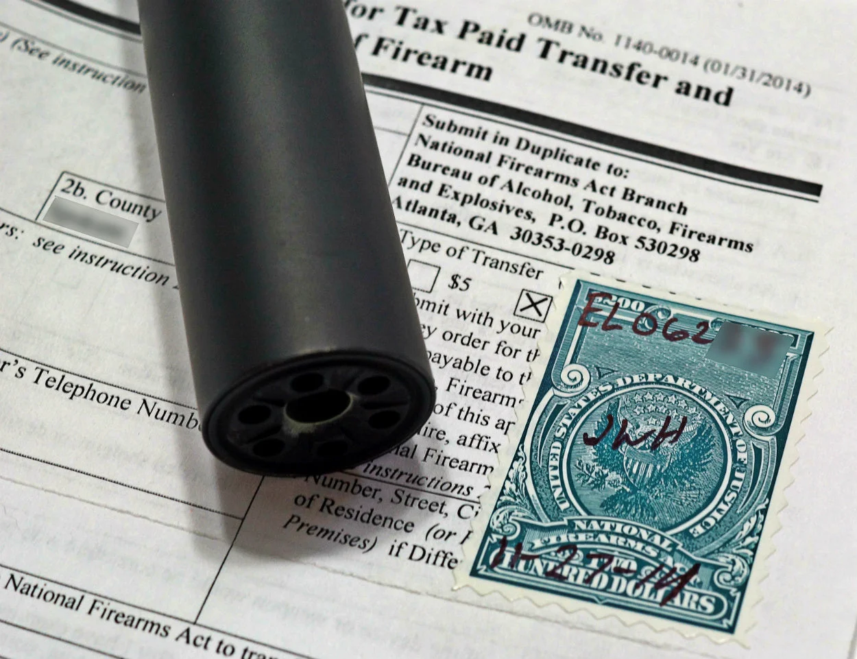 An ATF Form 4 NFA transfer application, the document central to the joint spousal registration and CLEO notification proposals