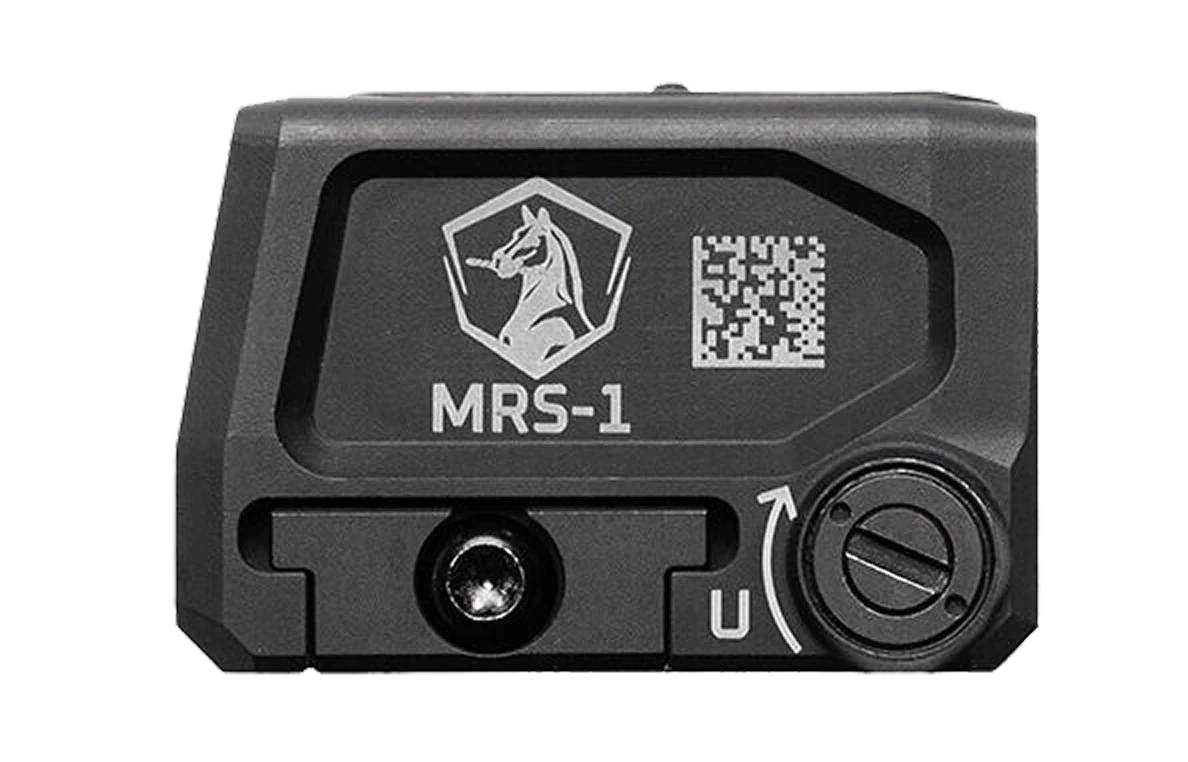 Colt MRS-1 enclosed-emitter pistol red dot on the ACRO footprint with a 3 MOA dot and motion-activated controls