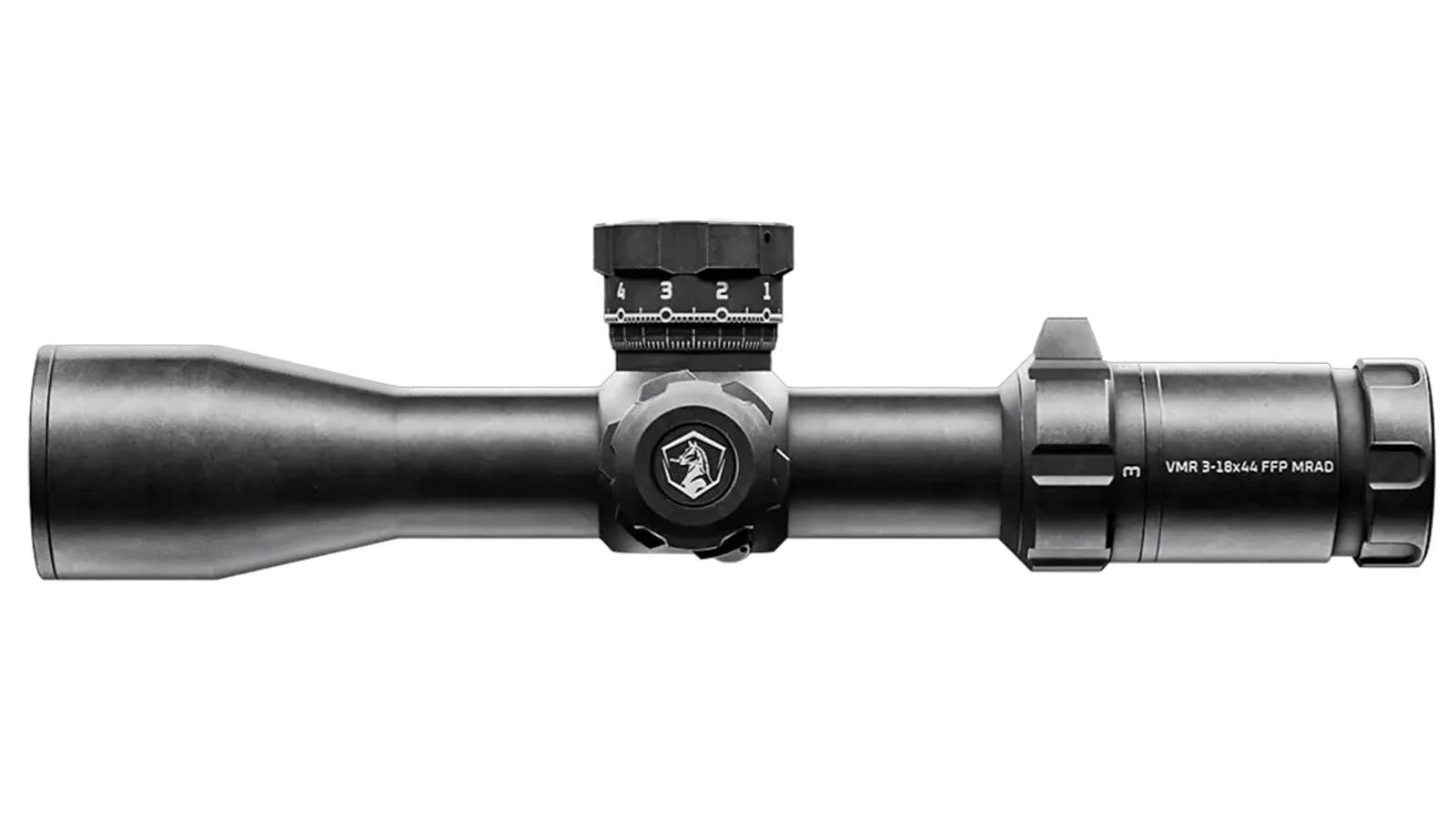 Colt VMR 3-18x44 mid-range riflescope with HXT-58 MRAD FFP reticle, 34mm tube, $1,869 MSRP