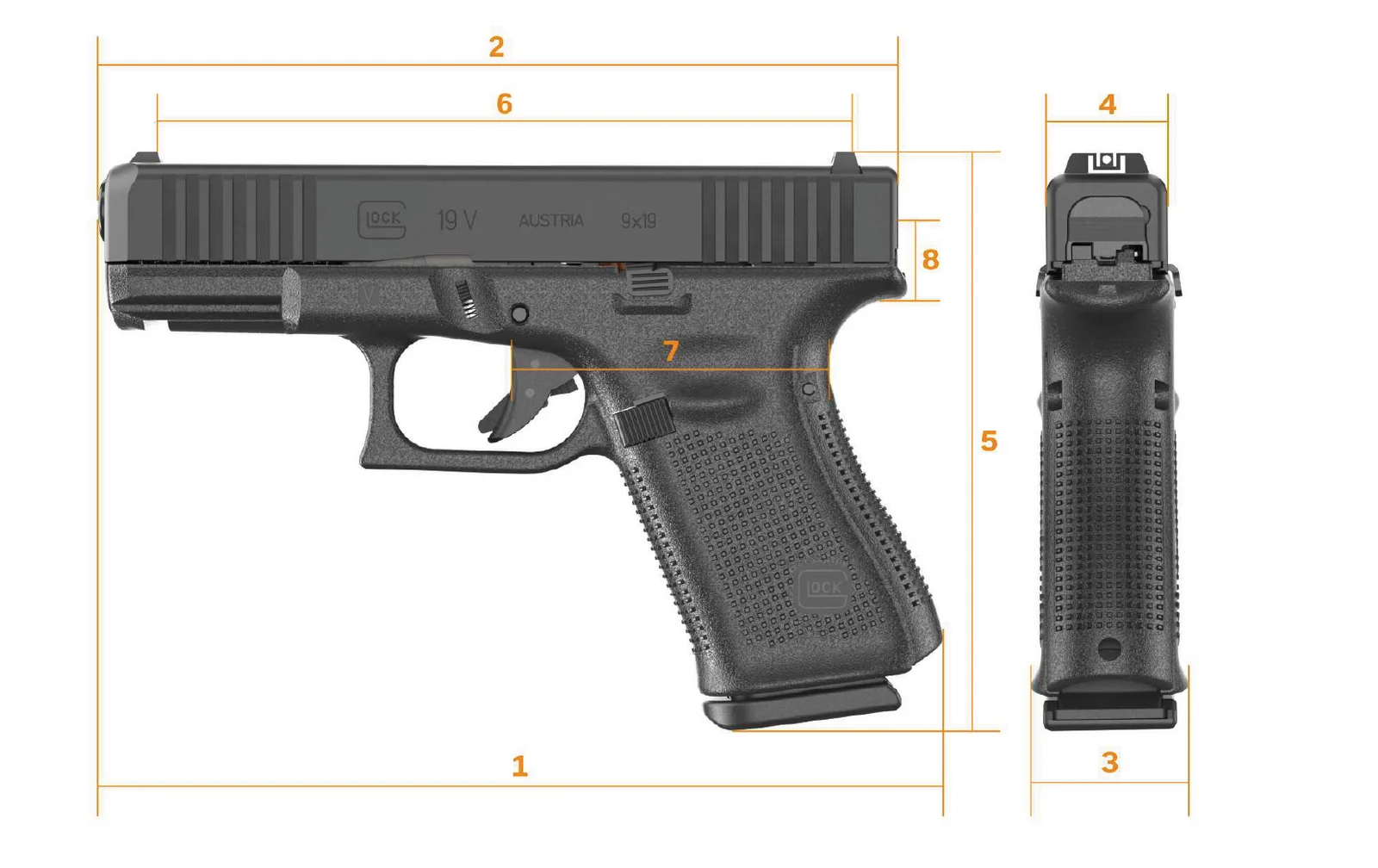Glock pistol with standard cruciform trigger bar, the design feature targeted by Connecticut Public Act 26-41