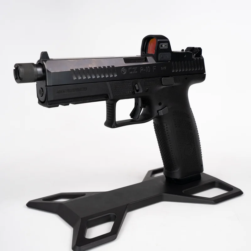 CZ P-10 C Optics-Ready pistol in Flat Dark Earth finish, side profile product shot