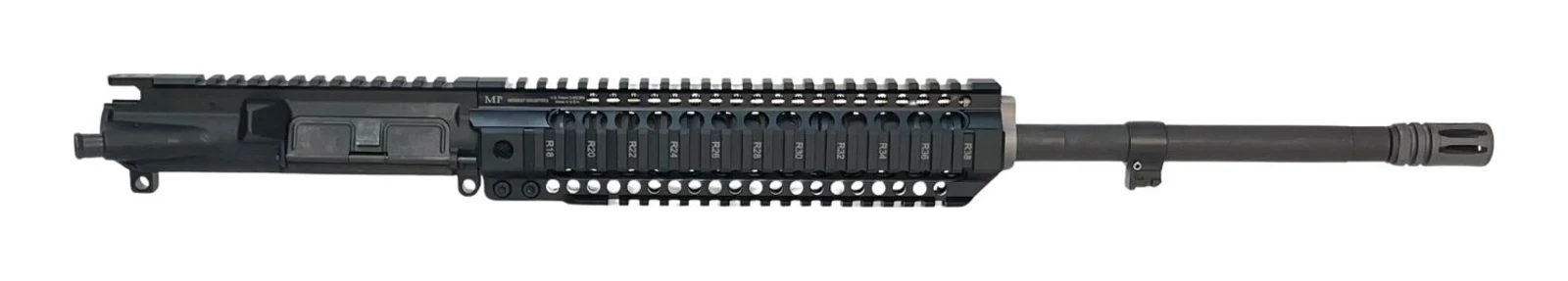 Red Right Hand Squad Auto Rifle complete upper receiver with 18 inch heavy barrel, quad rail handguard, and A2 flash hider