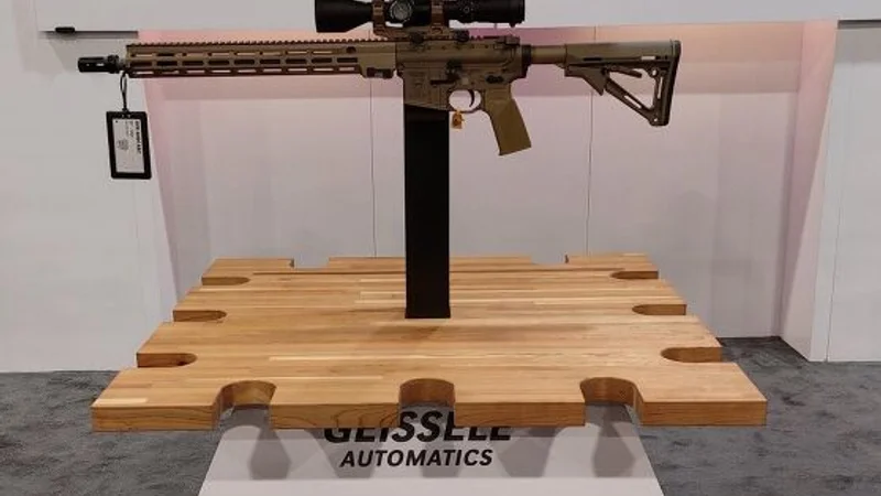 Geissele GFR 6mm ARC rifle with optic and Mk16 rail