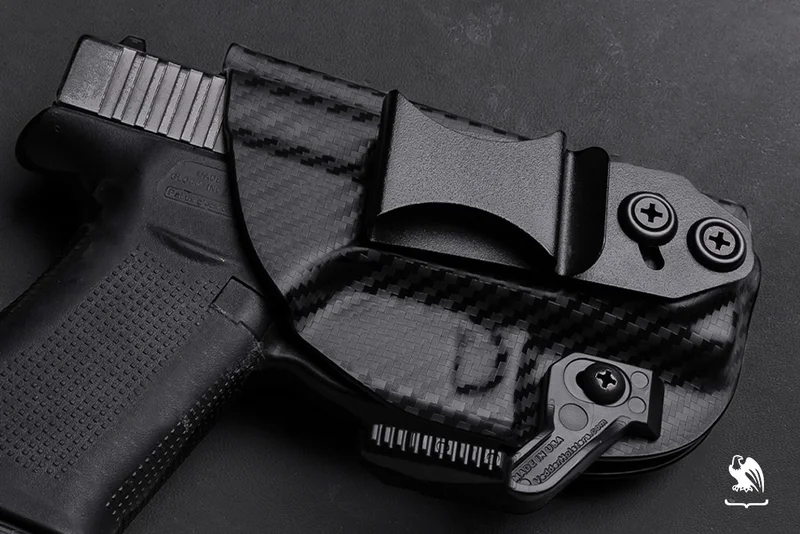Glock 43X in an IWB concealed carry holster