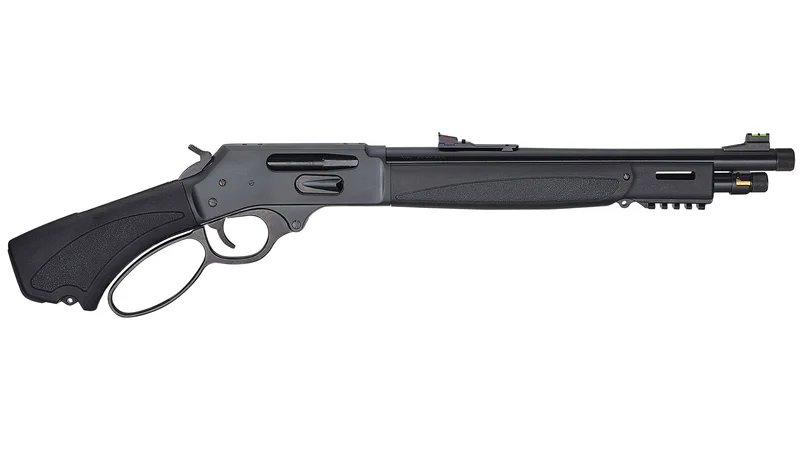 Henry Bear's Leg H10 in .45-70 Government with black synthetic stock, M-LOK handguard, and threaded barrel