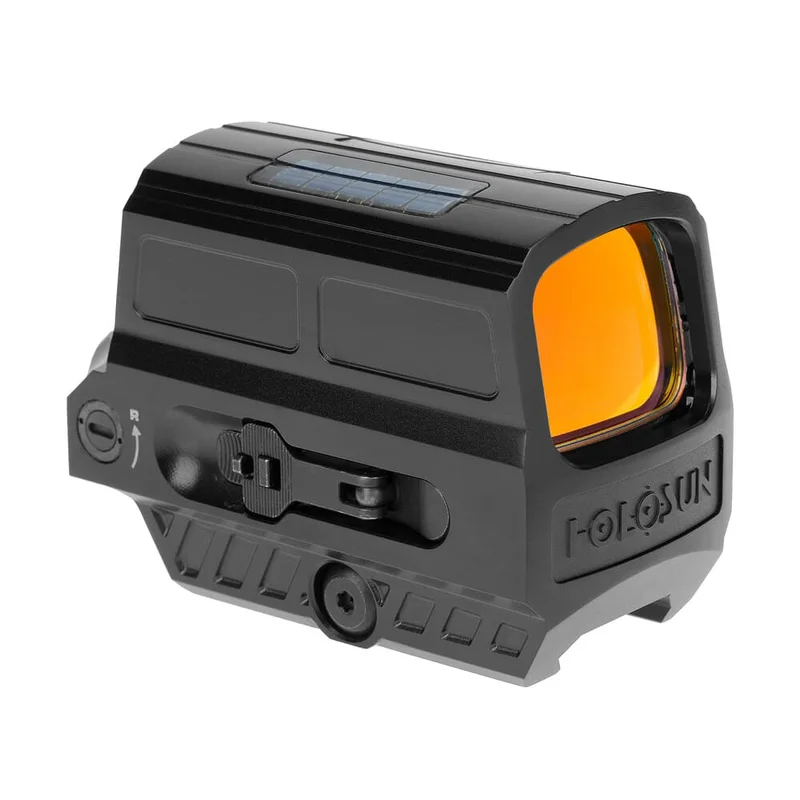 Holosun HE512C-GD large window open reflex red dot with gold LED reticle