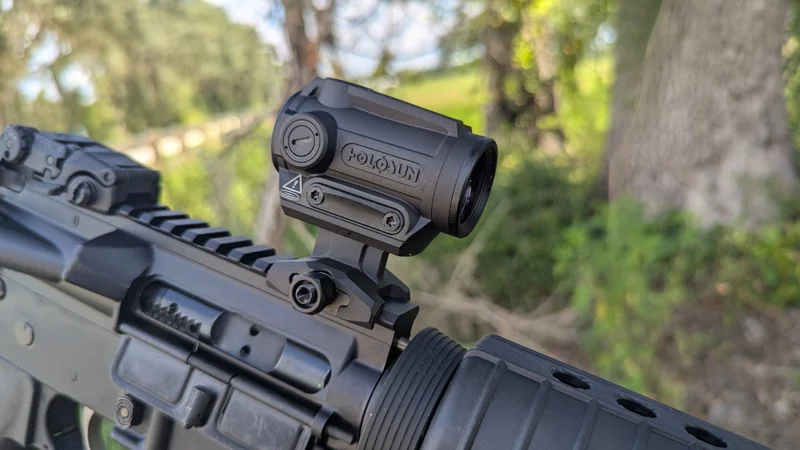 Holosun ARO EVO enclosed emitter micro red dot with Aimpoint T-2 footprint
