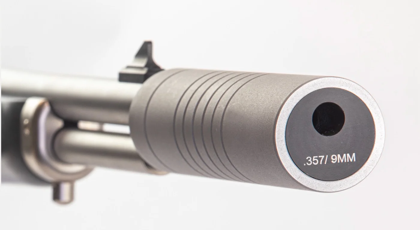 Inland Model 1910 Suppressor Revives Maxim's Offset Bore