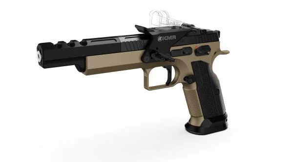 KMR S-02 OPEN competition pistol with compensator