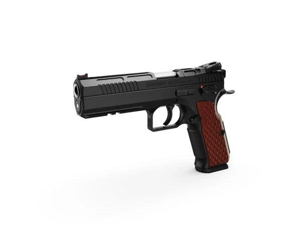 KMR W-02 Spectra S competition pistol with fiber optic front sight