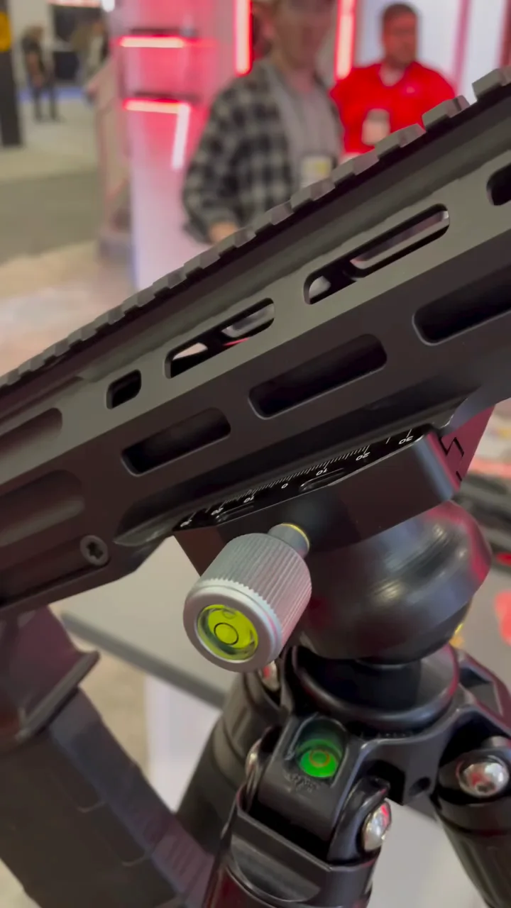 LMT updated DMR upper receiver with integrated Arca Swiss rail