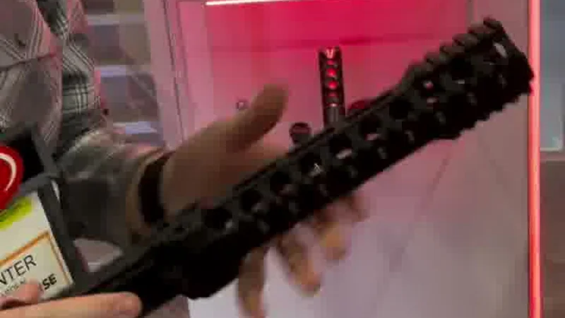 LMT hybrid upper with full Picatinny bottom rail for M203