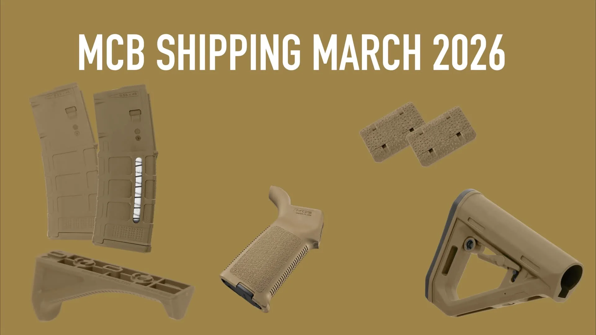 Magpul new PMAG colors: ODG, MCT, and MCB