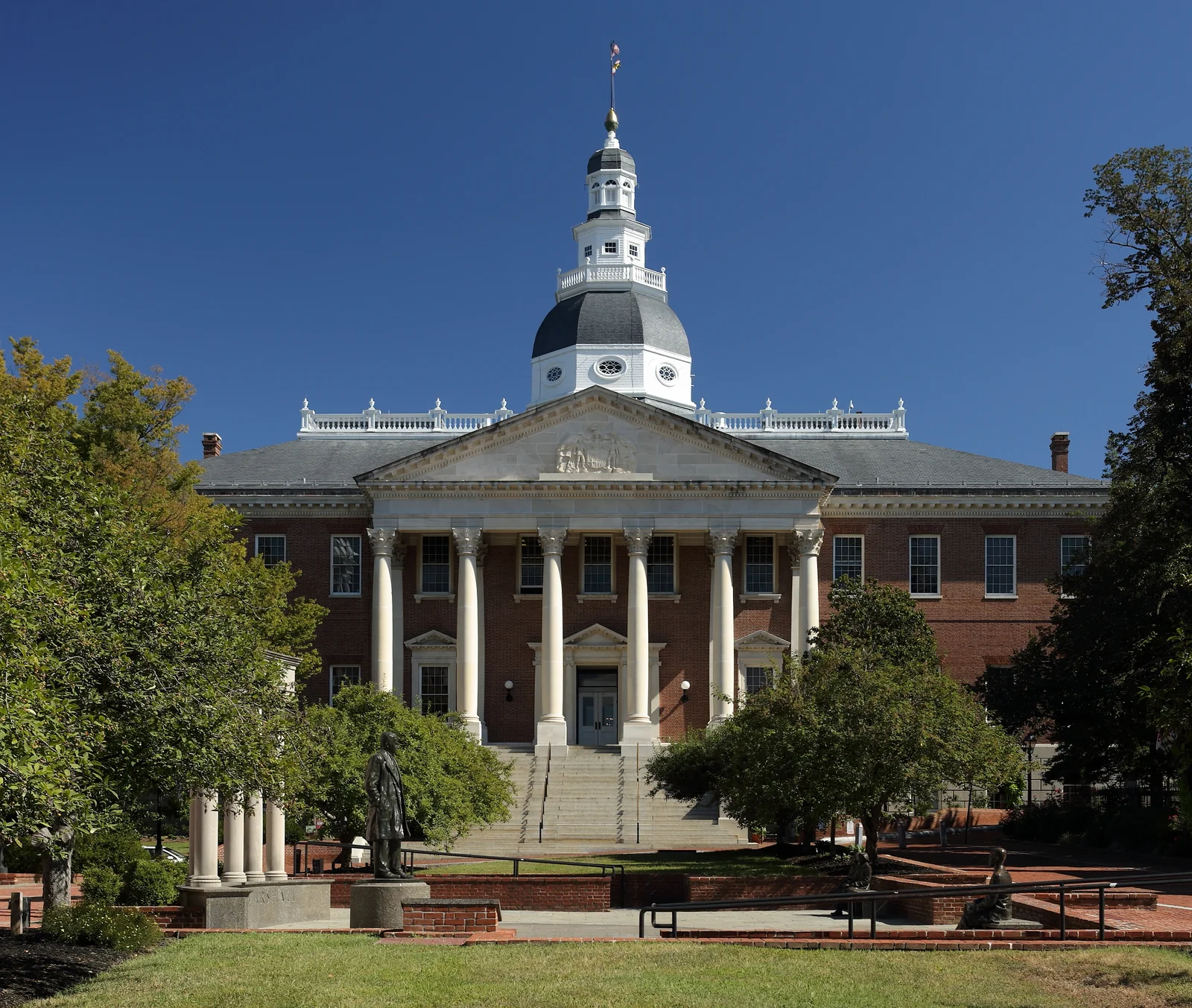 Maryland State House in Annapolis where SB 334 was signed into law by Governor Wes Moore on May 26 2026