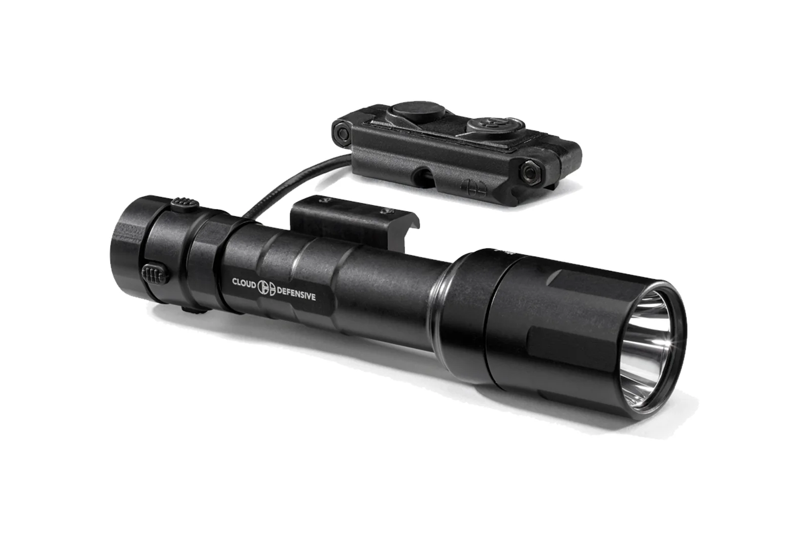 Cloud Defensive REIN weapon light with remote pressure switch, the most-selected AR-15 light of 2026
