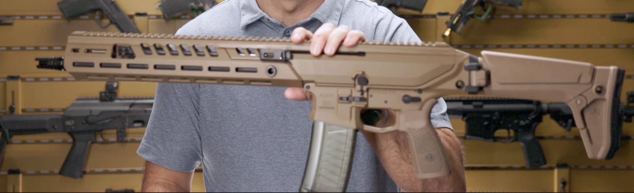 PSA AXR SSP Rifle in 5.56 with extended handguard