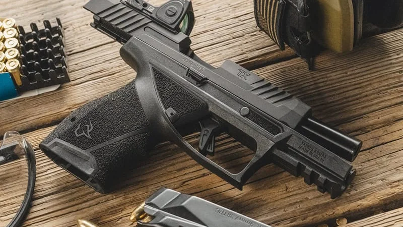 Taurus TX9 Compact 9mm pistol with serialized chassis system