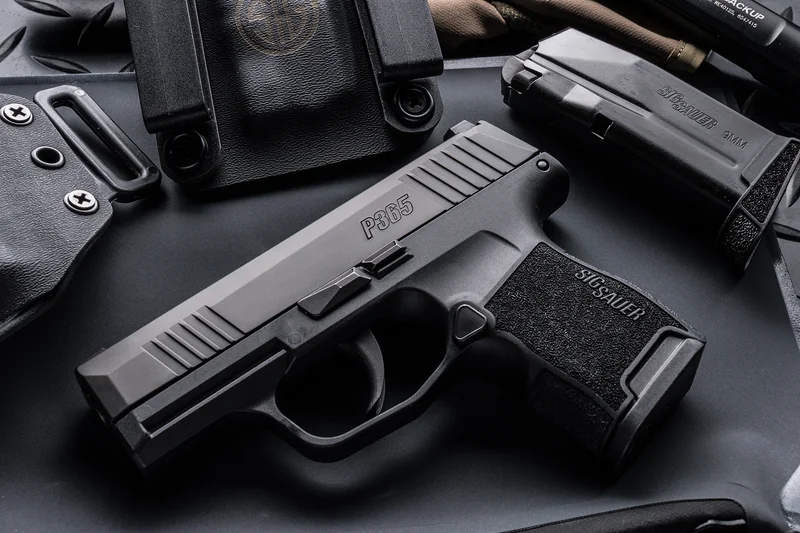 SIG Sauer P365 micro-compact carry pistol, the primary host platform for the ROMEO-MDC