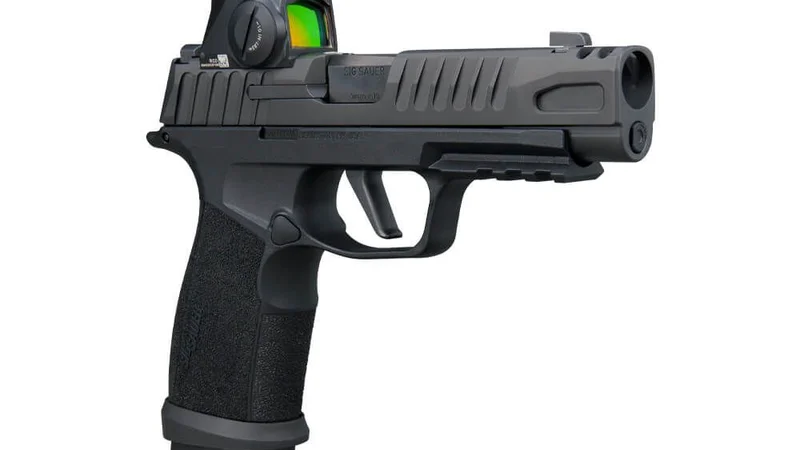 SIG Sauer P365-FUSE COMP right side showing the ROMEO-X SIG-LOC Compact enclosed optic with side-mounted battery