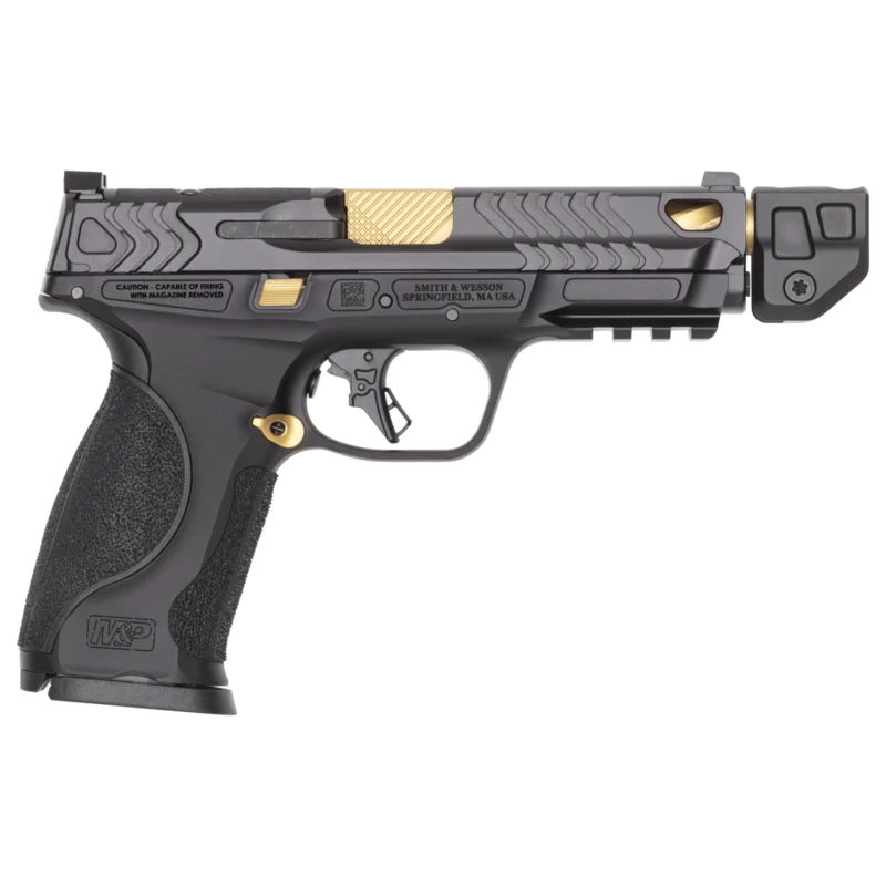 Smith & Wesson M&P9 M2.0 Metal Gold PVD right side profile