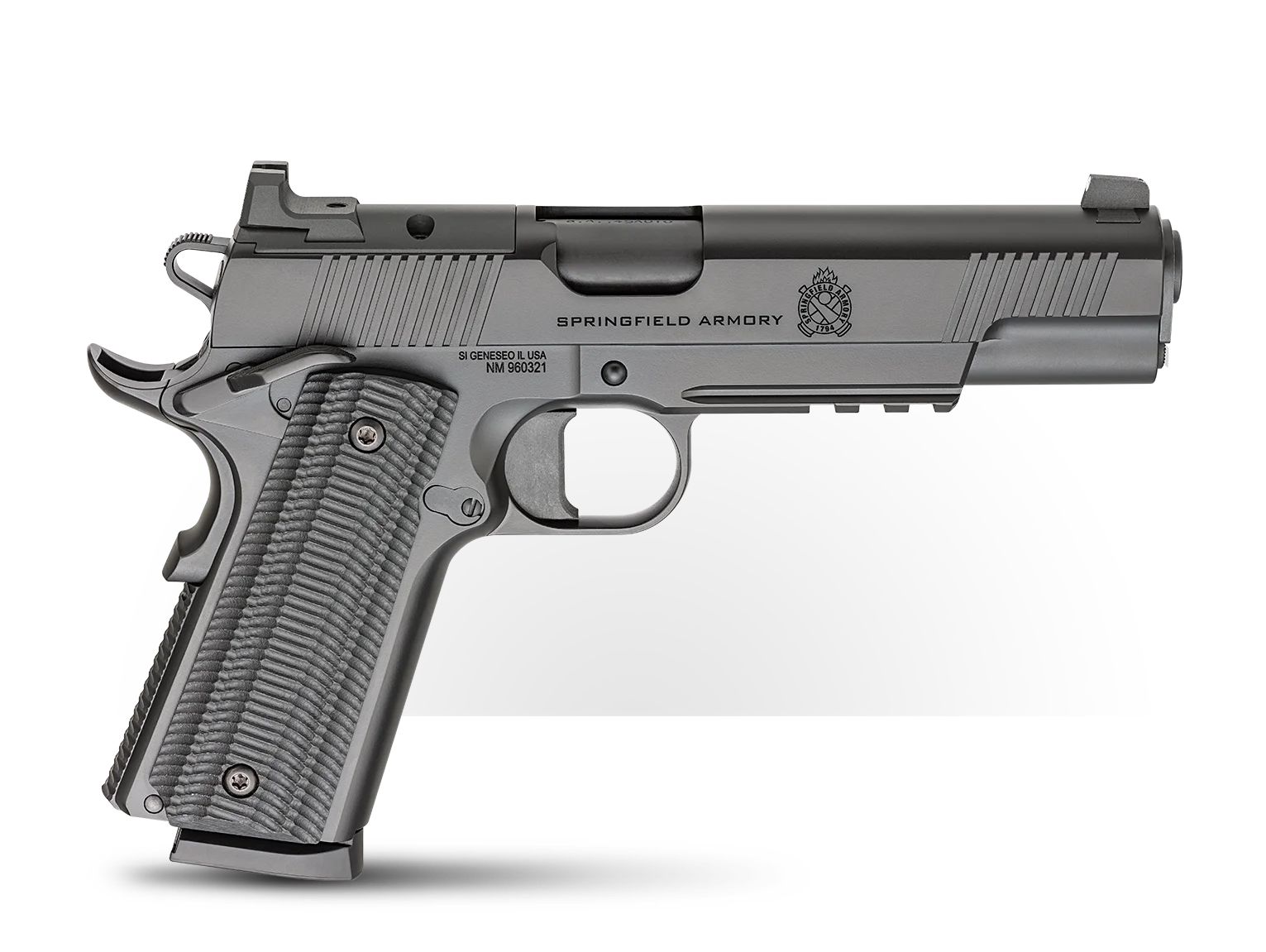 Springfield Armory 1911 Operator COA in .45 ACP with Aimpoint COA red dot mounted via the A-CUT factory slide cut