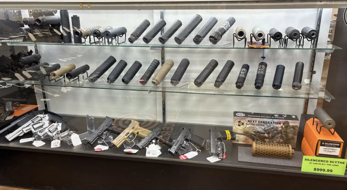 Suppressor Sales Up 178.6% in Q3 2026 as New Gun Sales Fall 7.8%