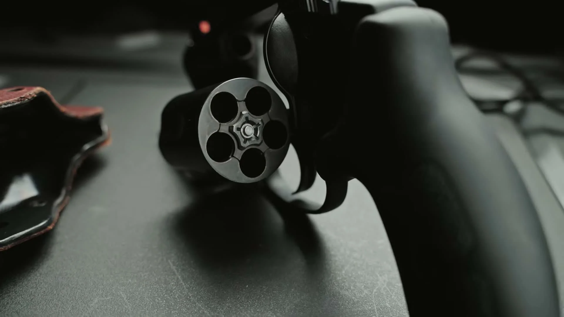 Smith & Wesson Bodyguard 2.0 Revolver with cylinder open showing the 5-shot capacity and redesigned extractor rod