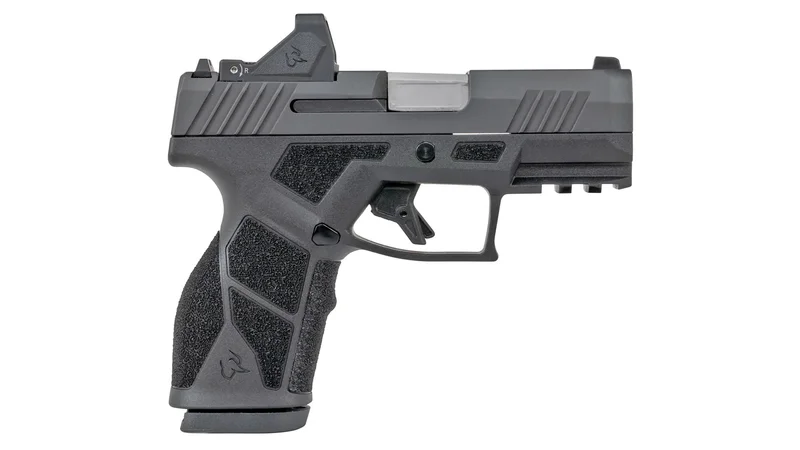 Taurus GX2 T.O.R.O. showing the factory RMSc-pattern optic cut on the slide
