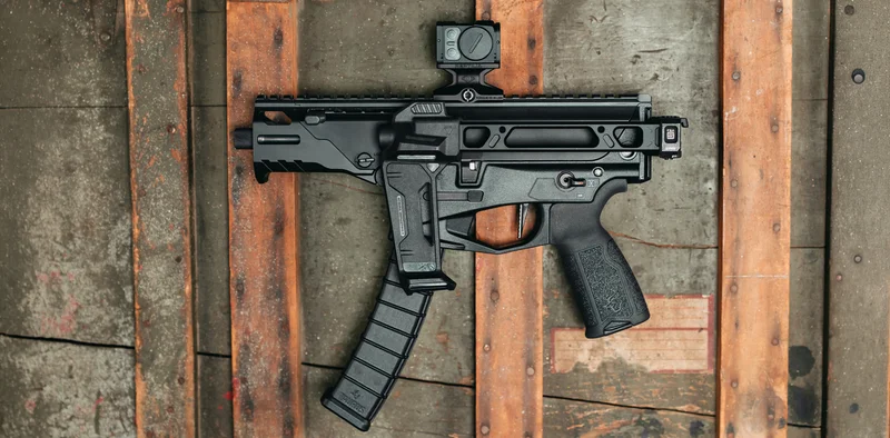 Taurus RPC 9mm PDW showing 4.5-inch threaded barrel and M-LOK handguard
