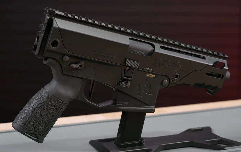 Taurus RPC 9mm PDW ambidextrous controls showing bolt release and magazine release