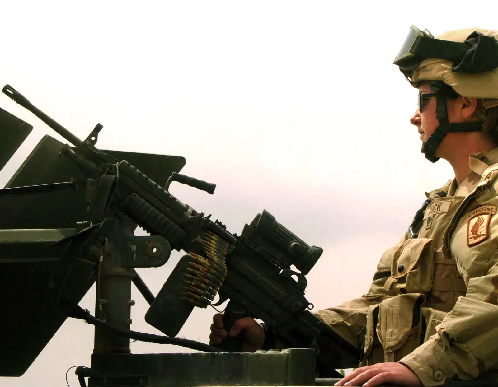 A real M249 Squad Automatic Weapon in U.S. Army service