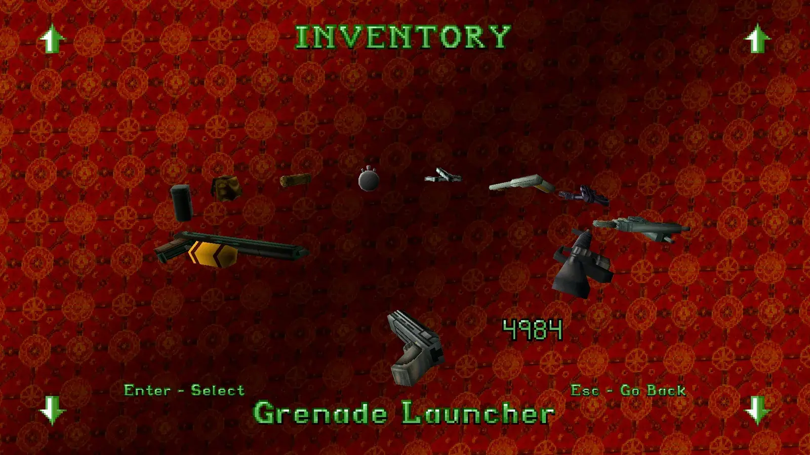 Lara holding the Grenade Launcher in Tomb Raider II Remastered
