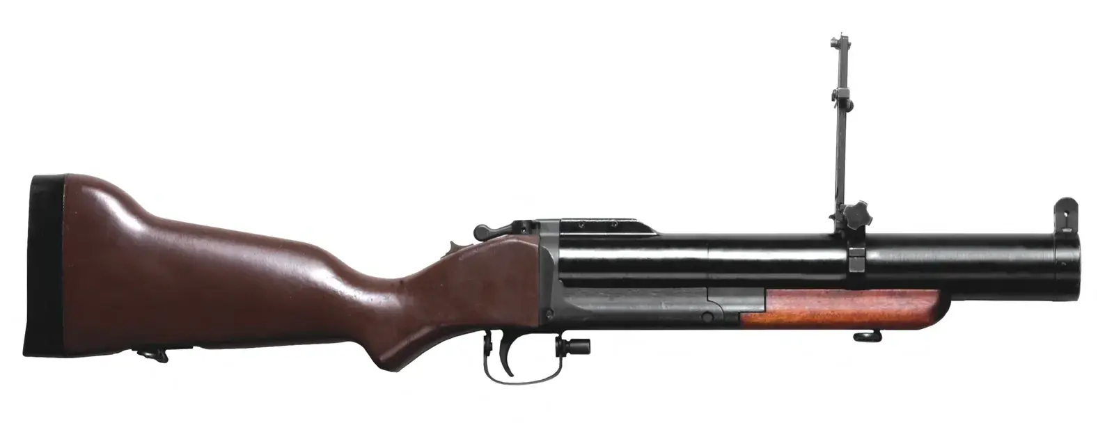M79 single-shot grenade launcher, a functional rather than visual comparison