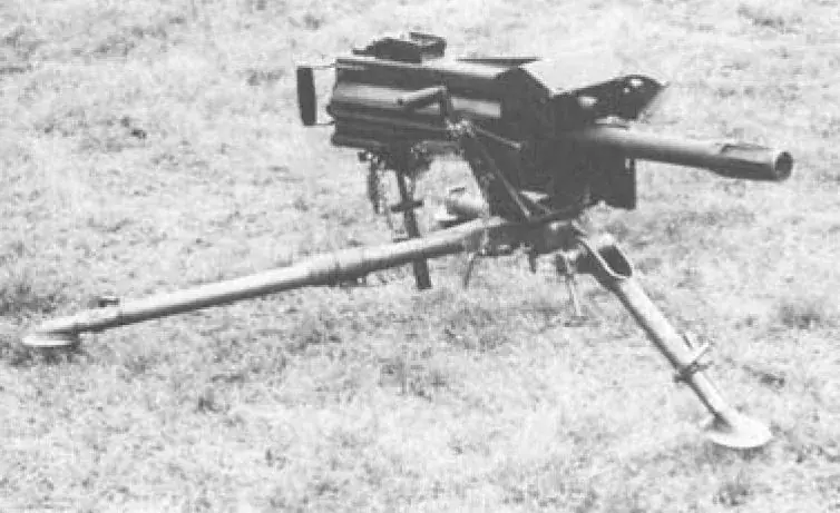 Mk 19 Mod 3 automatic grenade launcher, the closest match for Tomb Raider III's fixed gun
