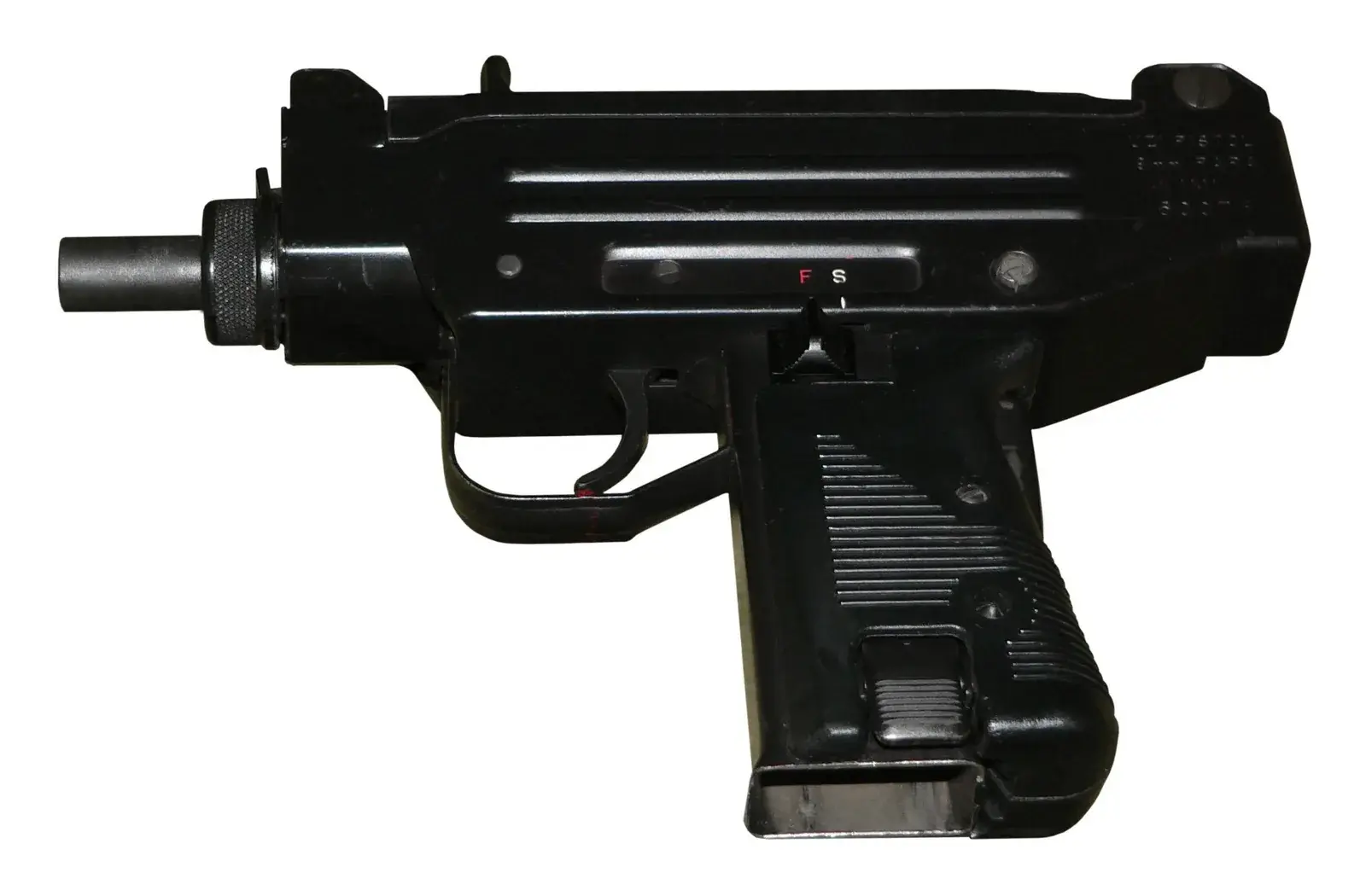 Micro Uzi submachine gun, matching the inventory and remastered Uzis