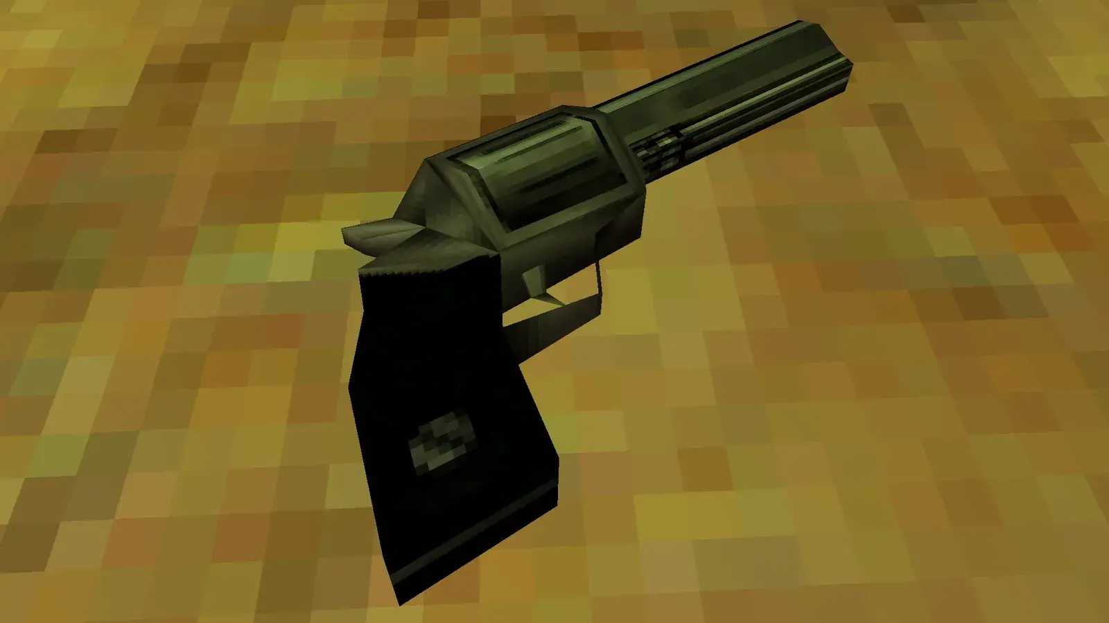 The Revolver displayed in Tomb Raider The Last Revelation Remastered