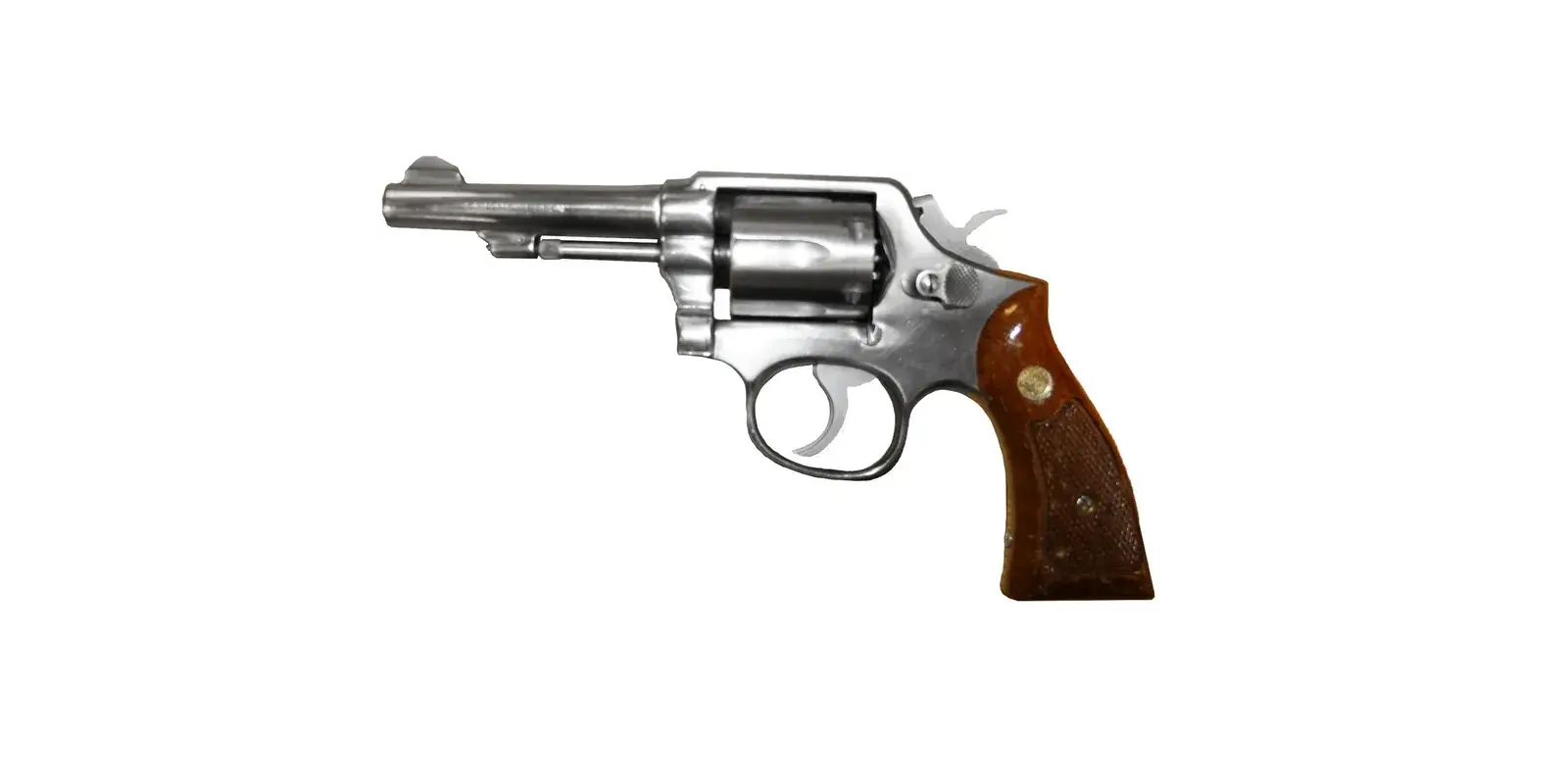 Smith and Wesson Model 64 revolver, one component of the original game's hybrid design