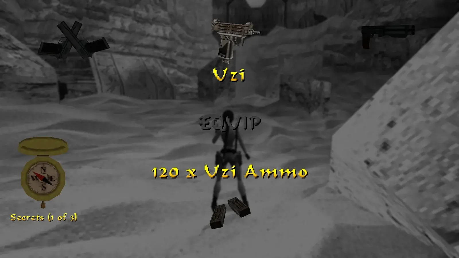 The Uzis displayed in Tomb Raider The Last Revelation Remastered
