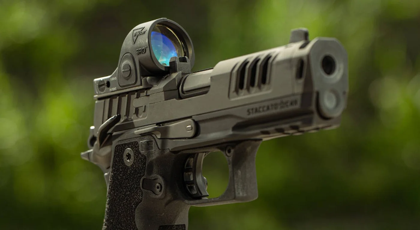 Trijicon SRO Green Dot: New 2.5 MOA Pistol Reflex Optic